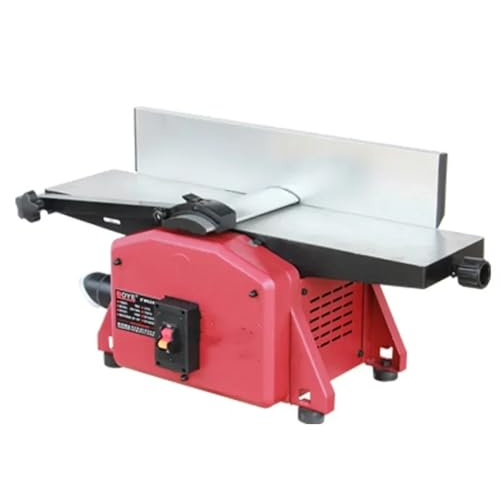 Electric Planer, 6 Inch Self-Vacuuming Woodworking Planer Electric Planer Small Table Planer Household Multi-Function