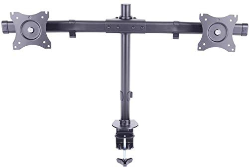 HAGOR M Table Mount KB Dual Monitor Arm for 2 Monitors VESA 100x100 Max 10 kg Weight Load 68 cm Tilt Swivel Rotating