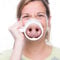 auvstar LuckyUs Tasse à café créative et amusante en céramique avec nez de cochon pour la maison,le bureau,pour la famille, les amis, les enseignants (cochon)