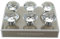 G Decor Short Diamond Crystal Glass Door Knobs Set, Vintage, Shabby Chic, Interior Furniture, Kitchen Bathroom Bedroom Accessories, Cabinet Cupboard Drawers Pulls Handles, 40mm (6-Pack)