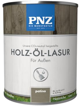 PNZ Holz-Öl-Lasur, Gebinde:0.75L, Farbe:patina