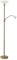 Lindby Stehlampe, Deckenfluter verstellbarer Lesearm Standleuchte 1x E27 max. 15W und E14 8W ohne Leuchtmittel Standlampe Wohnzimmerlampe
