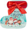 Idena 30161 - Geschenkbox Stiefel Merry Christmas, Größe ca. 12,8 x 13,5 x 5,2 cm, Kindermotiv, Weihnachten, Weihnachtsmann, Bescherung, Geschenkverpackung, Geschenke