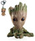 Kyhon Groot Blumentopf Figur - Übertopf Aquarium Deko Figur Holz Aschenbecher Stiftehalter - Herzform