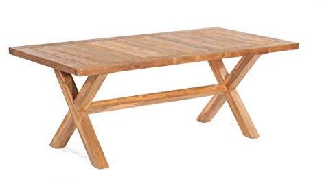 Sonnenpartner Gartentisch Stanford 200x100 cm Teakholz Old Teak Tisch Esstisch