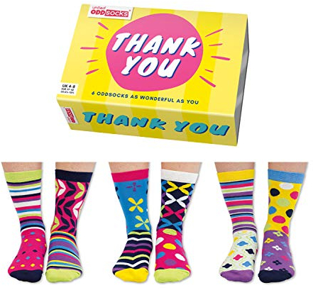 Thank You Danke Oddsocks Socken in 37-42 im 6er Set - Strumpf