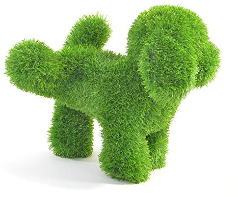 foolonli Gartendekoration Grasfigur pinkelnder Hund Dekofigur aus Kunstrasen 35 cm Hoch wetterfest by Kögler