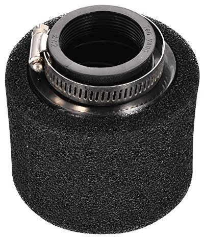 WOOSTAR 42mm Spugna Filtro Aria Dritto Tubo Sostituzione per 4 Tempi 50cc 70cc 90cc 110cc 125cc ATV Quad Dirt Bike Go Kart Pit Bike Trail Bike Nero