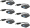 Lot de 6 adaptateurs DP DisplayPort vers VGA plaqués pour Ordinateur, Ordinateur de Bureau, Ordinateur Portable, PC, Moniteur, projecteur, HDTV, Chromebook et Plus Encore