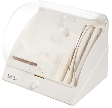 Cutting Blade and Disc Holder Storage for Cuisinart Food Processor Accessories BDH-2 (fits blades for DFP-11, DFP-14, DLC-10C, DLC-10S, DLC-10SY, DLC-10SYP1, DLC-2011, DLC-2014, DLC-8S and DLC-8SY)