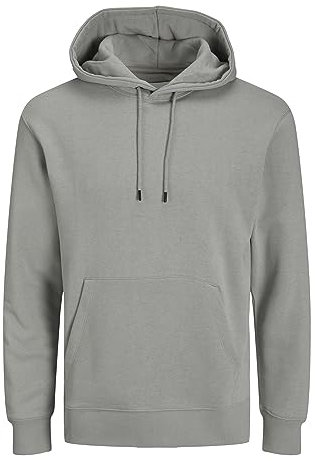 JACK & JONES Kapuzensweatshirt Herren, Ultimate Grey, M
