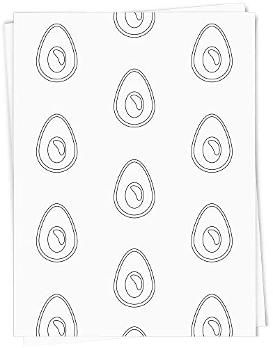 A1 'Avocado Hälfte' Geschenkverpackung/Papierpapierblatt (GI00072940)