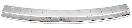 J&J AUTOMOTIVE Ladekantenschutz passend für Volkswagen Caddy 2010-2016, Edelstahl Chrom Poliert Stoßstangenschutz Selbstklebend Passform