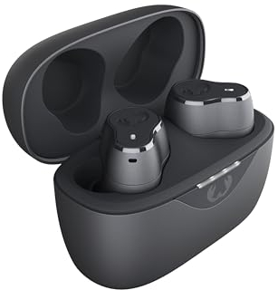 Fresh 'n Rebel Twins Elite, cuffie Bluetooth In-Ear senza fili con cancellazione del rumore ibrida adattiva, suono personale di Audiodo, Bluetooth multipunto, 29 ore di riproduzione (Storm Grey)