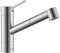 APPASO Grifo de cocina extensible, grifo de cocina de alta presión con ducha, grifo mezclador de cocina con 2 tipos de chorro, grifo de cocina giratorio 120° Cepillado [protección de patent]