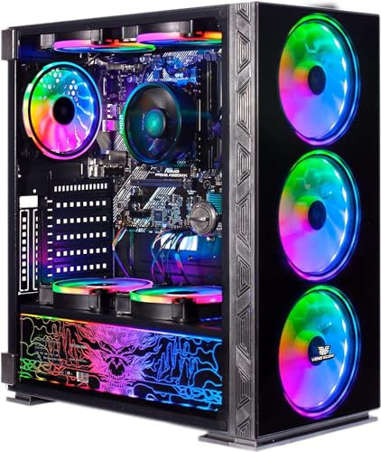 Veno Scorp Gaming PC AMD Ryzen 5 5600G RX VEGA 7 Graphics - 16GB 3200MHz RAM - 512GB NVMe SSD - 550W 80+ PSU - Windows 11 - WiFi - NEONZILLA