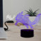 Fincoly Axolotl Geschenk-Licht, 3D-Effekt, Illusion, Nachtlicht mit Fernbedienung, 16 Farben, dimmbar, Nachttischlampe für Kinder, USB-Batterien, aufgeladen, Geburtstagsidee für Kinder, Jungen,