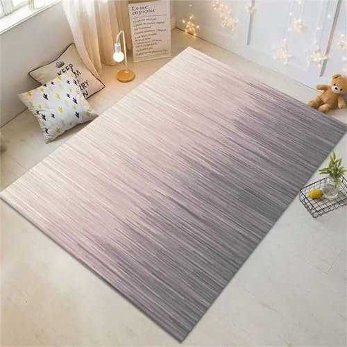 RUGMRZ pour Chambre Fille Deco Chambre Ado Les Accessoires de Chambre à Coucher de Tapis de Balcon Gris Rose Non décolorés Peuvent être personnalisés Tapis De Sol Bebe 60X90CM