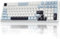 AULA F99 Pro Wireless Gaming Keyboard,Tri-mode Mechanical Keyboard Wireless with Control Knob,Side Engraved,RGB Backlight,Pre-lubed Linear Switches,Hot Swappable Custom Keyboards (Blue&White)