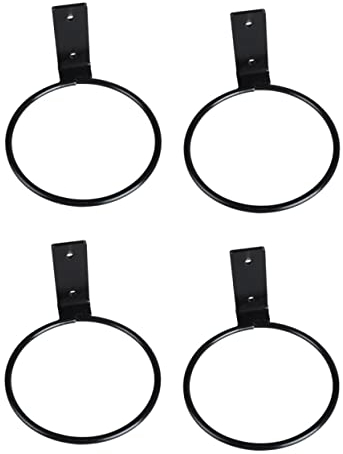 BESPORTBLE 4 Pièces Support de panier de fleur d'anneau de jardinière support mural support de jardinière mural Cache-pot pour s pot de plante