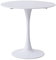 DEYARNA HOME Runder Esstisch, Durchmesser 80cm, Tulip Runder Küchentisch, Mid-Century Freizeittisch für Esszimmer, Wohnzimmer, Cafe, Büro, 80cm*80cm*75cm (Weiß)