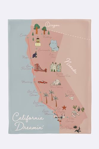 chic.mic Organic Kitchen Towel - Nachhaltiges Küchenhandtuch (California Dreamin')