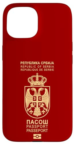 Serbien Reisepass | Serbische Adlerrepublika Srpska Hülle für iPhone 15