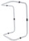 Ejoyous Blanket Lifter for Feet, Support Bed Sheet Cradle Raiser Lift Bar Foot Tent, Height Adjustable Relieve Pressure Foot Tent Blanket Support Holder for Surgery Recovery with 4 Clips