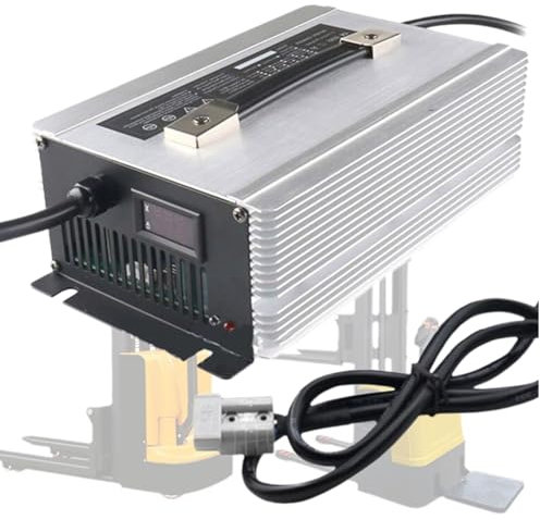 WLEJSL Chargeurs Batteries Plomb Acide 24 V 50 A avec Connecteur Anderson 50 A/120 A/175 A/350 A pour Chariot Élévateur Électrique, Véhicule Électrique à Quatre Roues, Balayeuse,50A