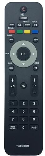 Allimity 242254901834 Replacement Remote Replacement for Philips TV 32PFL5403S/60 22PFL3403 26PFL3403 32PFL3403 42PFL3403