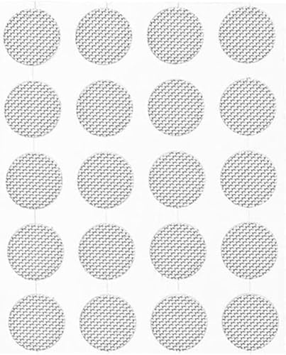 20Pcs/Set Silver Earbuds Filters Earphone Filter Mesh,Earbud and in-Ear Headphones Earphone Protective Filters Earphones Accessories(4mm)