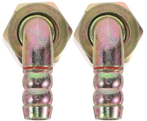 SEWACC 2pcs Gas Stove Pipe Fitting 4-point Internal Thread and Elbow Thread-to-insert Design for Kitchen Use