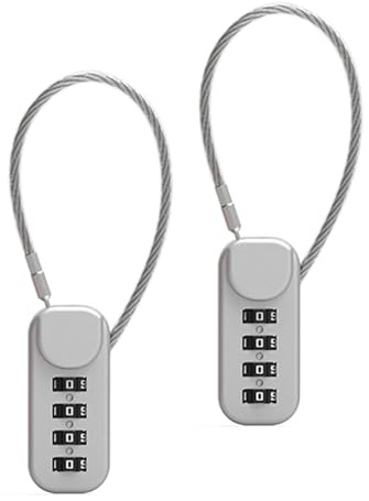 BUBEFSKD Lucchetti Portatili Leggeri In Leghe Zinco Resistenti Alle Intemperie Lucchetti A 4 Cifre Per Attrezzi Sportivi Zaini Da Viaggio Lucchetto A Combinazione Leggero
