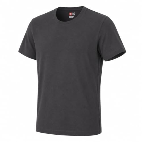 Engelbert Strauss Herren T-Shirt e.s.Cotton – 100% Baumwolle Basic Shirt mit Rundhals für Arbeit & Freizeit
