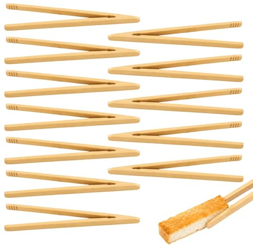 12 Pinces Grille Pain 17.5cm,Pince En Bois pour Grille Pain | Pince Bois Grille Pain,Pince A Cornichon,Pince Bois,Pince Cuisine Bois,pour Cuisson,Pain,Thé aux,Fruits et Cornichons
