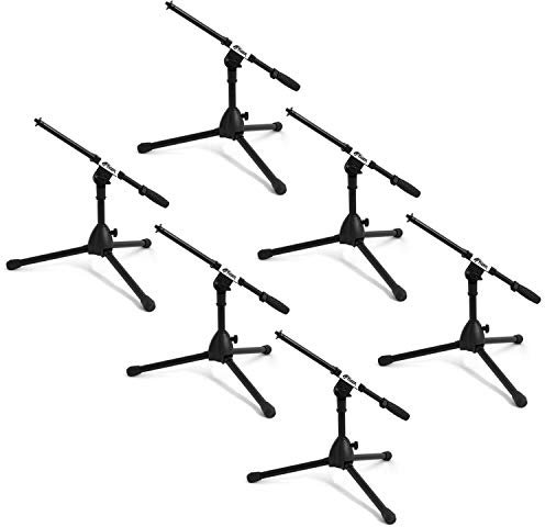 Tiger Pack of 6 Low Level Microphone Stands
