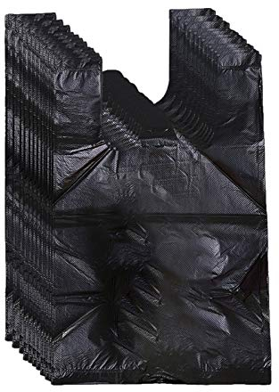 Runaup Black Garbage Bags, Small Disposal Bags for Sanitary Products, Condom and Tampon in Lady’s Room/Office/Bathroom (100 pcs)
