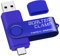 256 GB USB Type-C Flash Drive, USB-C 3.0 Memory Stick Jump Drive 2 in 1 for Android Phones Samsung Galaxy S10/S9/S8/Note 9, LG, Huawei, Tablets & Computer (Blue)
