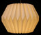 GURU SHOP Origami Design Papier Lampenschirm - Modell Umbria 1, 27x38x38 cm