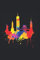 New York Skyline Notizbuch: New York Skyline Bunte Farben Malerei Kunst Ich Liebe NYC (Liniert, 15 x 23 cm, 120 Linierte Seiten, 6 x 9) New York Geschenk Für New York Fans
