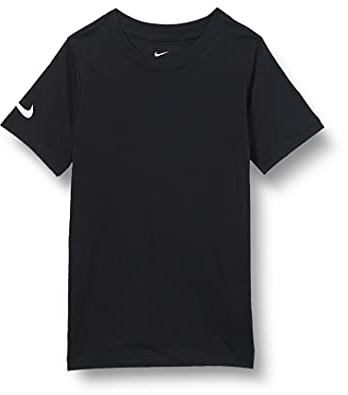 NIKE Unisex Y Nk Park20 Tee T-Shirt, Black/White, XS EU