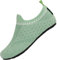SAGUARO Kinder Hausschuhe Mädchen Jungen Pantoffeln Leicht Rutschfest Hüttenschuhe Weich Flexibel Slippers für Frühling Sommer, Grün 32/33 EU
