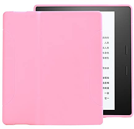 Young me Étui fin en gel TPU pour liseuse Kindle Oasis 7 Rose