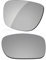 LenzReborn Polarized Lens Replacement Compatible with Ray-Ban RB4165-54 Justin Sunglass - Silver Grey - Polarized Mirrored