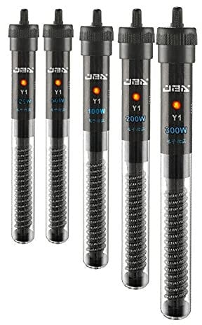 JBA Submersible Aquarium Heater 25W/50W/100W/200W/300W Fish Tank Thermostat- UK PLUG (200W)