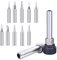WANGCL 10Pcs 900M-T Soldering Iron Tips for Hakok Quikc Aoyeu Mapnli Yihau Solder Station AFB Soldering Station Soldering Gun Lead-Free Solder Iron Tip with Welding Sleeve