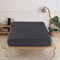 Vency Drap-housse en jersey de qualité supérieure - 140 x 200 cm - Anthracite - 100 % coton - Drap de 140 x 200 à 35 cm de hauteur de matelas - Anthracite