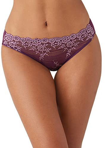 Wacoal 064391 Embrace Lace Brief - 064391 Italian Plum/Valerian