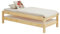 IDIMEX Stapelbett RINO 90x200 cm 2er Set in weiß aus Kiefer Massivholz, Kinderbett mit Gästebett aus massivem Holz, platzsparendes Stapelliege Massivholzbett