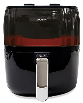 Freidora de Aire Mecánica sin Aceite, Negra, 6L, 1400W, Certificado CE y RoHS